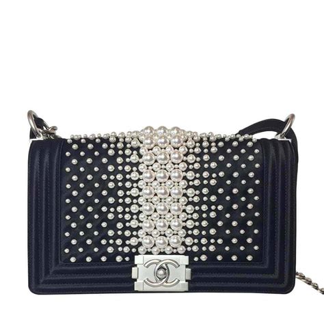 chanel pearl boy bag|BOY CHANEL .